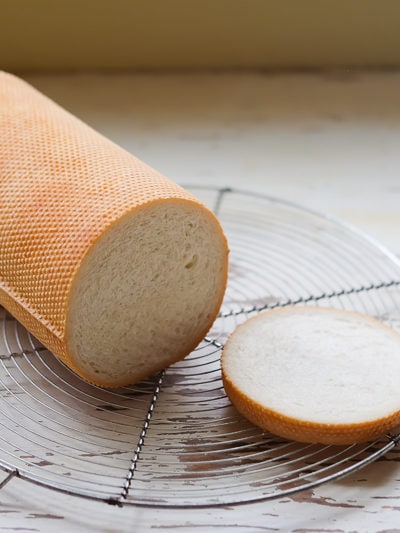 久々のラウンドメッシュパン