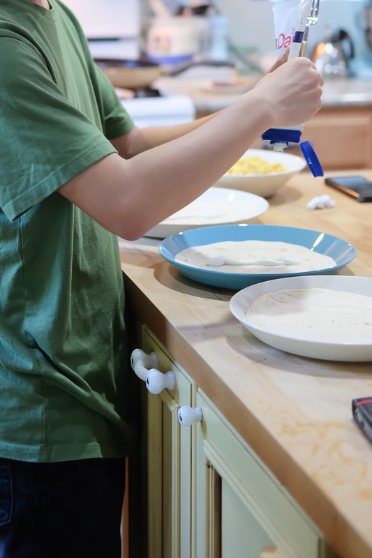 長男担当の朝ごはん