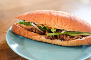 バーベキューポークのバインミー