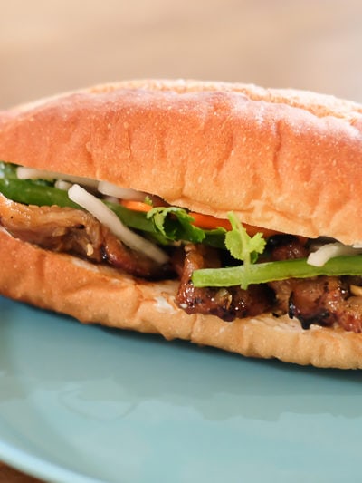 バーベキューポークのバインミー