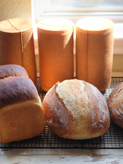 ラウンドメッシュパン、サワードウ、食パン