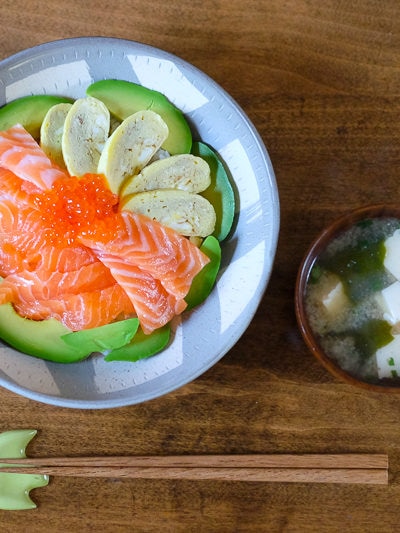 サーモン＆いくら丼