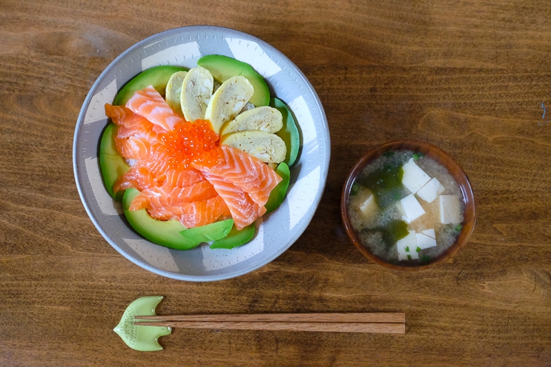 サーモン＆いくら丼