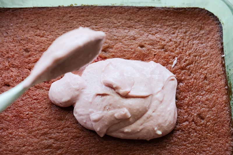 ストロベリーチーズケーキのようなクリーム