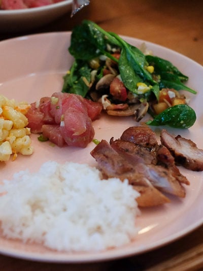 ハワイアンディナー