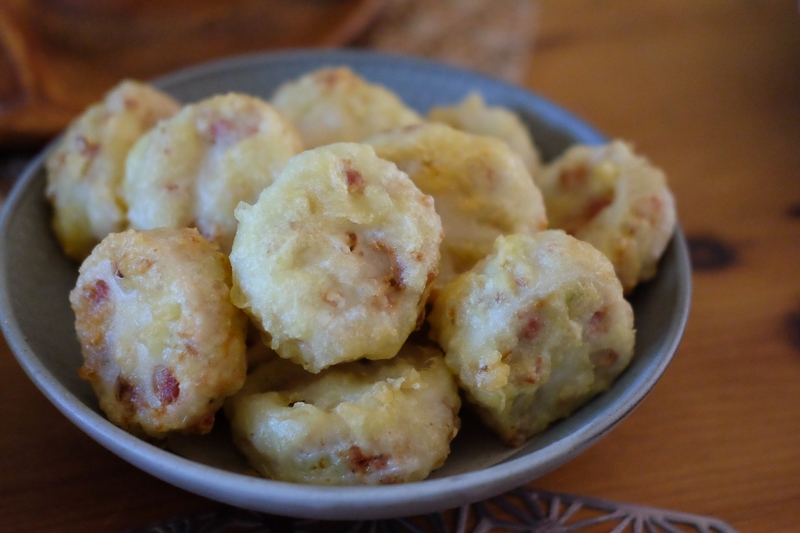 レンコンのはさみ揚げ