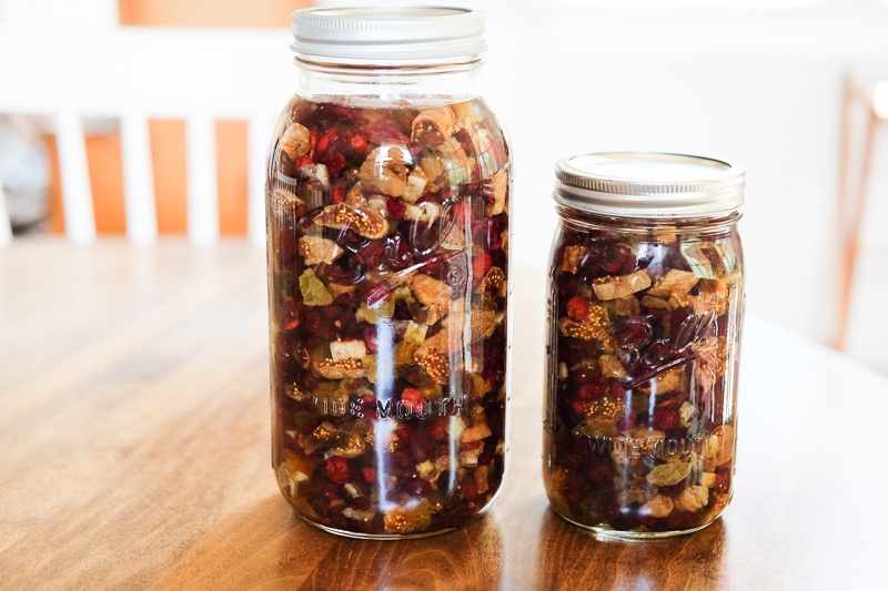 ドライフルーツのラム酒漬け