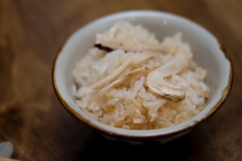 贅沢松茸ごはん