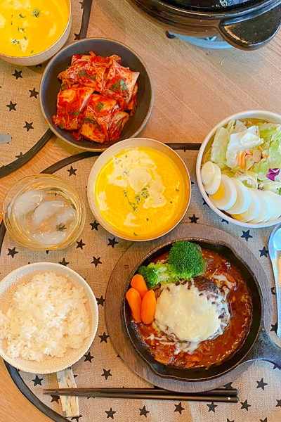 煮込みハンバーグランチ