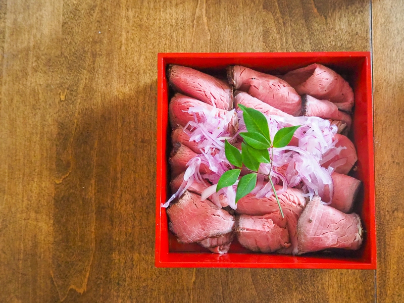 三の重・ローストビーフ