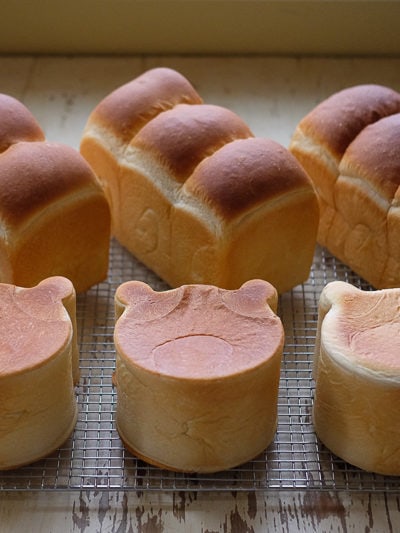 クマ型パン&山形食パン