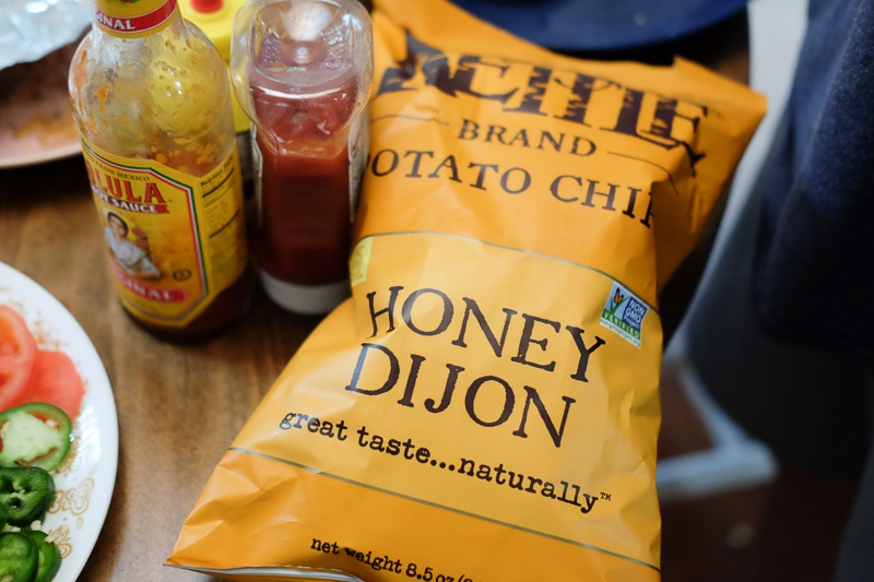 ハニーディジョン味のチップス