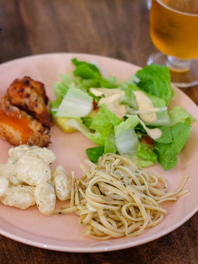 ニョッキ＆チキンウイング