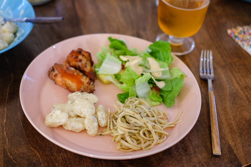 ニョッキ＆チキンウイング