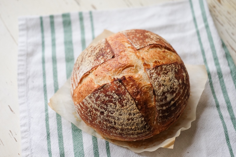 カンパーニュ焼けました