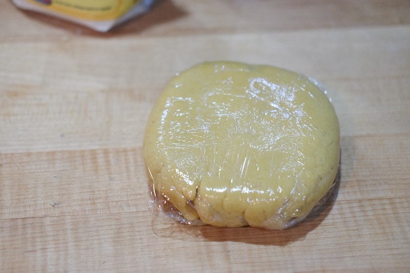 生地は休ませます