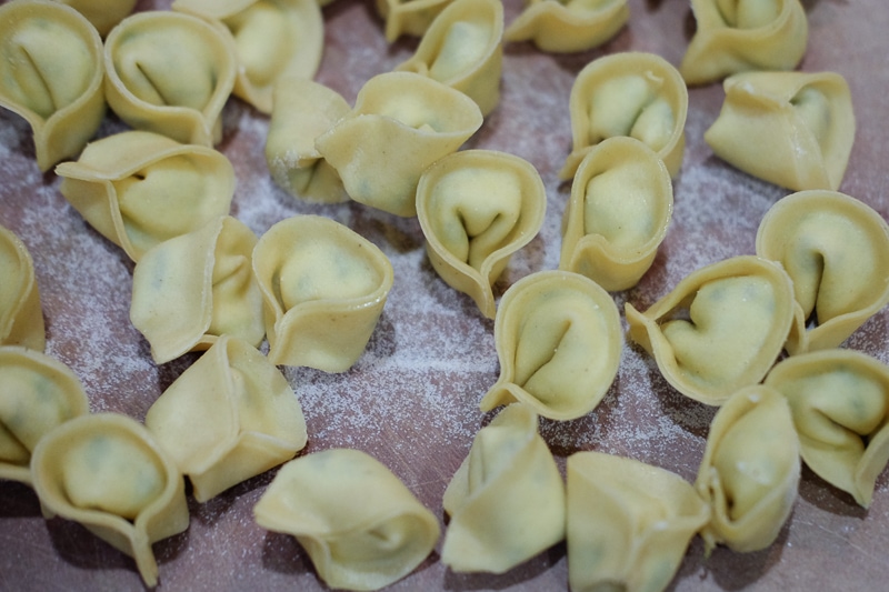 手作りトルテリーニ