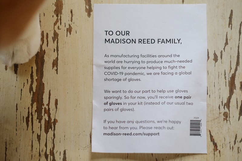 手袋は１セット