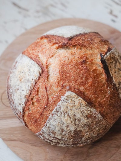 レーズン酵母のカンパーニュ