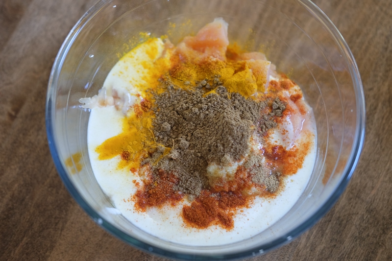 ヨーグルトとスパイス