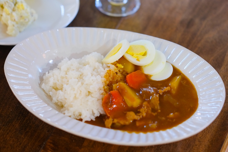 ゆで卵トッピングが定番