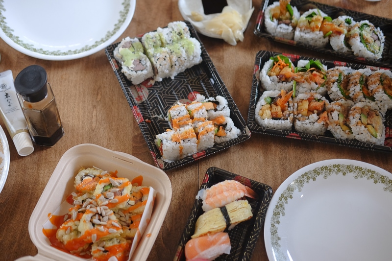 お寿司のテイクアウト
