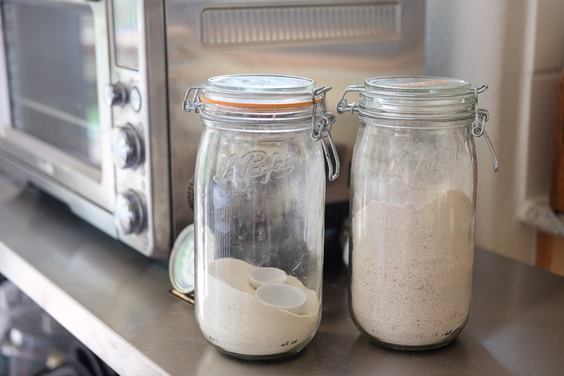 ドライミルクと全粒粉