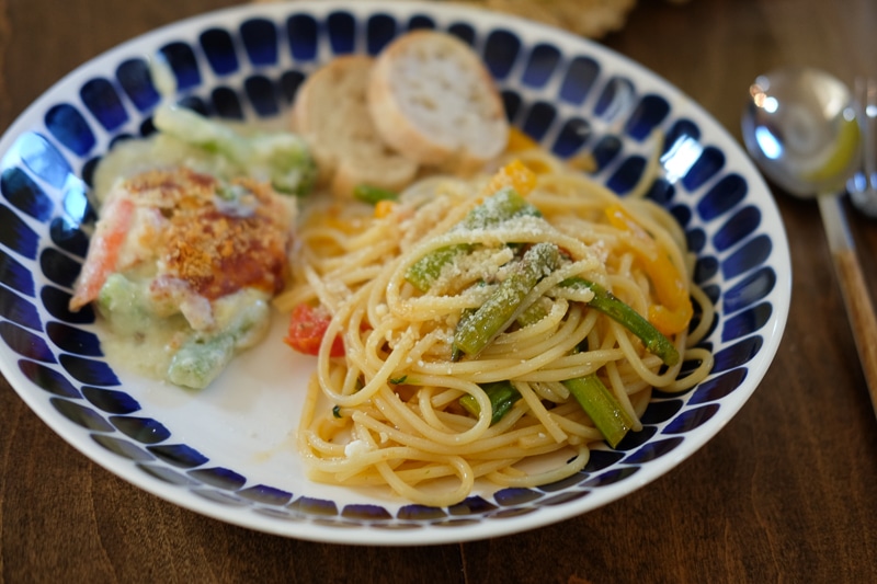 野菜のパスタ