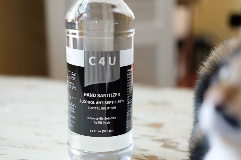 ハンドサニタイザーです