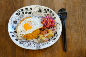 ジャンバラヤのワンプレートディナー