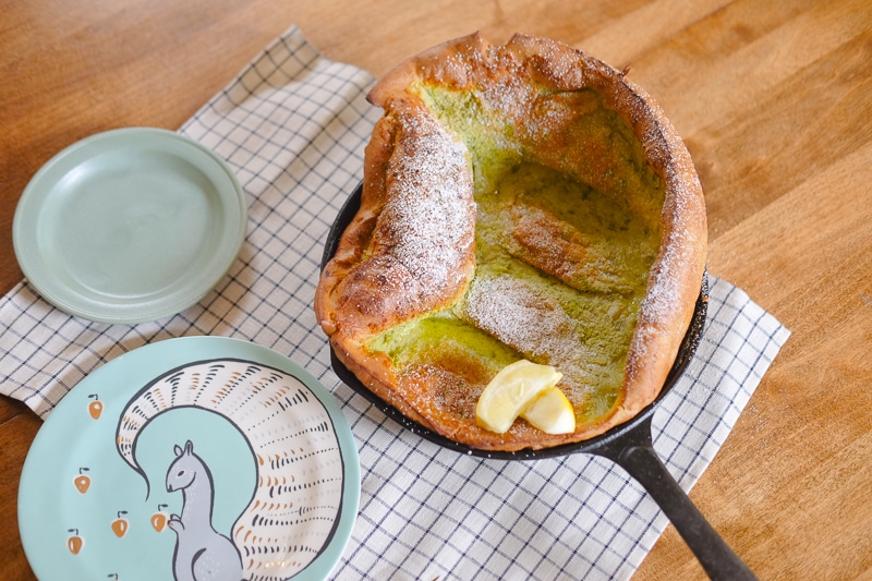 抹茶ダッチベイビー