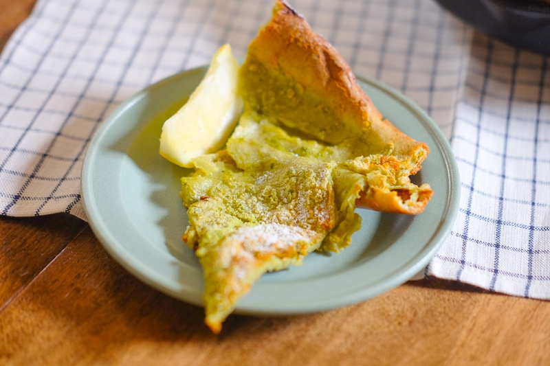 パウダーシュガーとレモンで