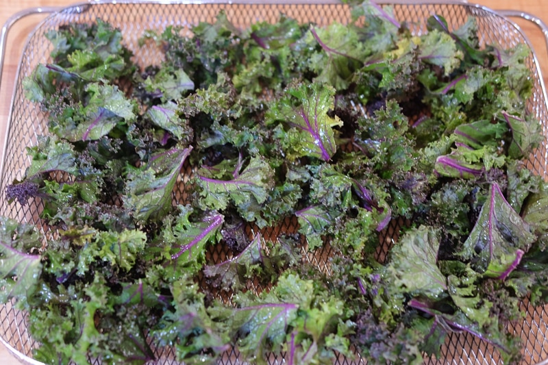 オリーブオイルをまぶして