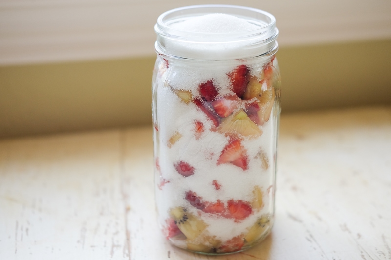 フルーツとお砂糖は1:1.1