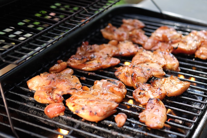 BBQグリルで焼くのが一番