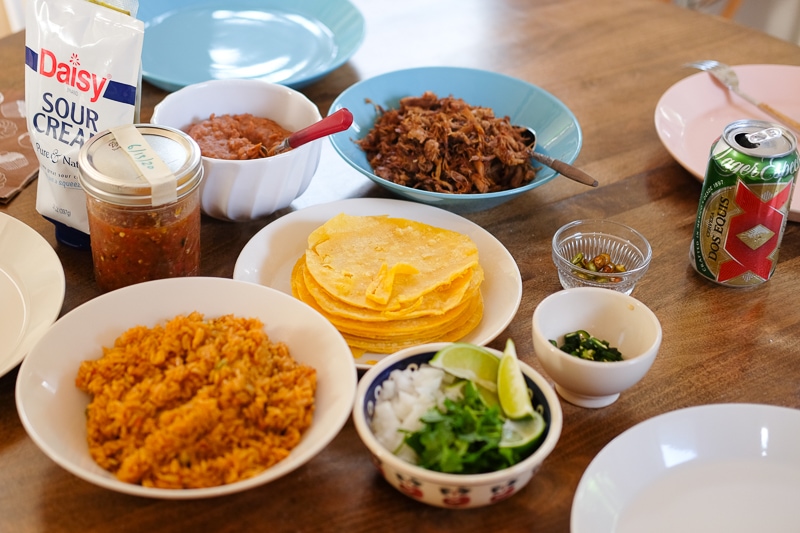 メキシコ料理ディナー