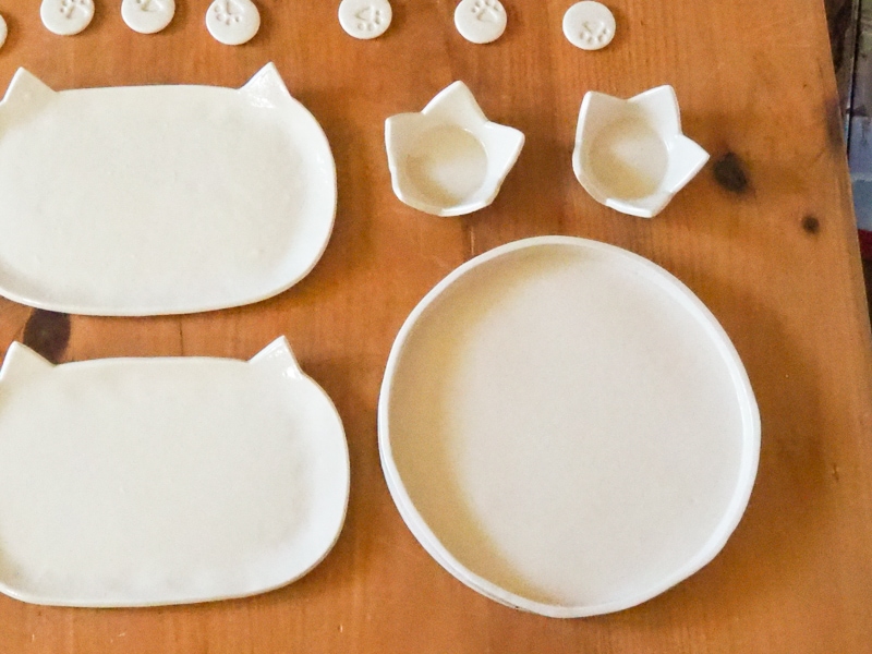 ケーキ皿と小皿