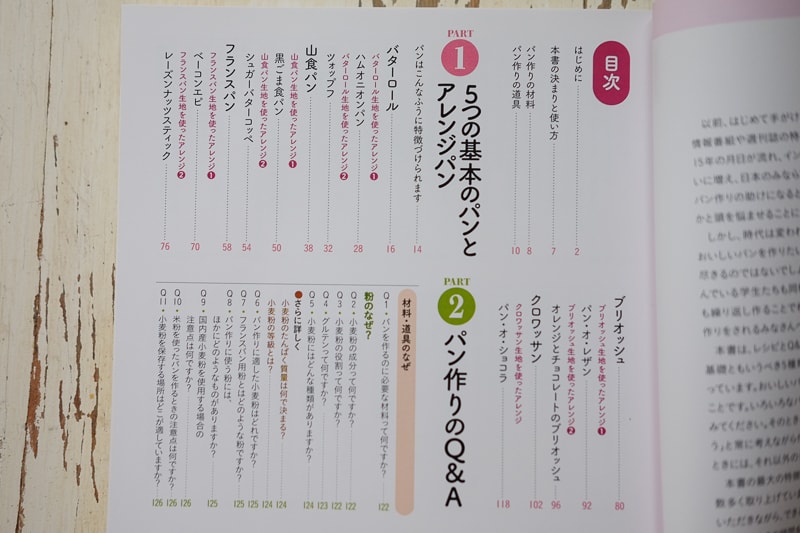 基本のレシピが詳しく乗っている