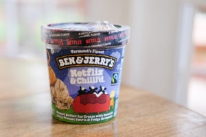 NetfixとBen&Jerryのコラボアイス