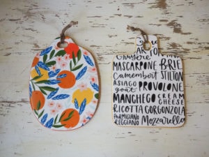 かわいいチーズボード