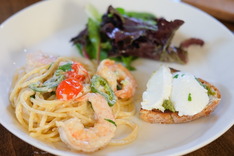 ケイジャンシュリンプパスタ