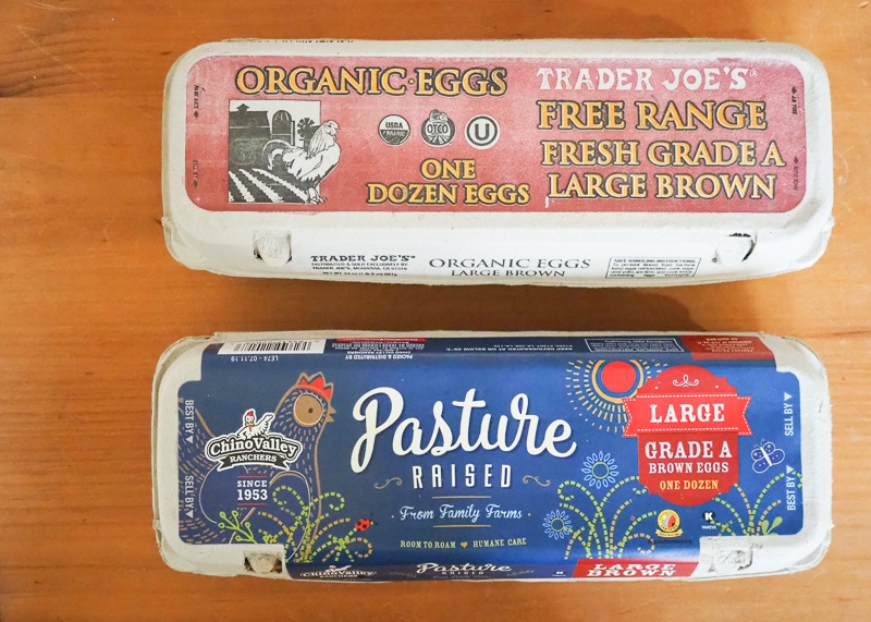 オーガニック＆放し飼い鶏の卵
