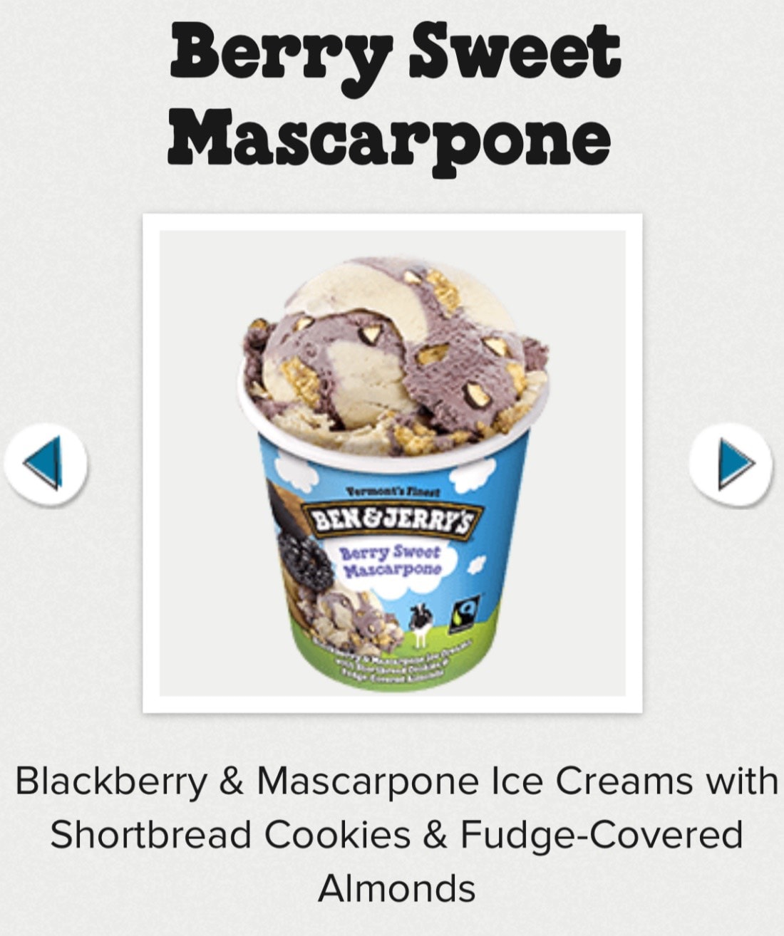 ベリースイートマスカルポーネ