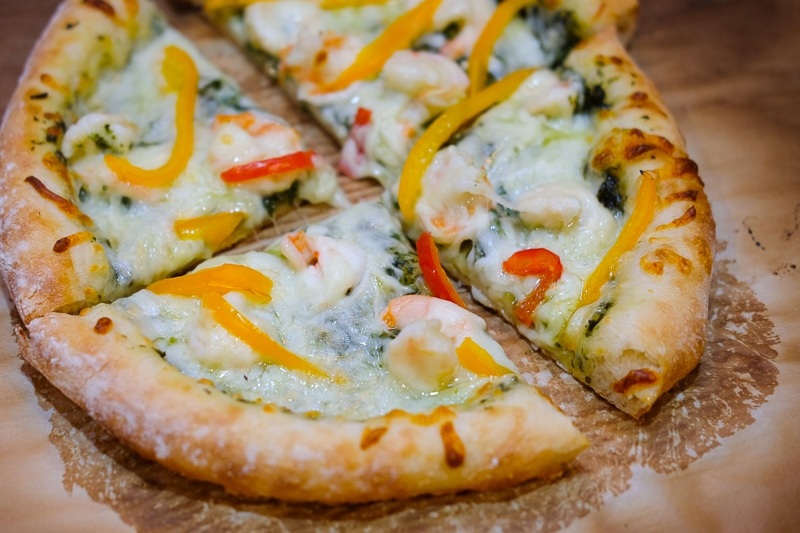 パクソースの海老ピザ