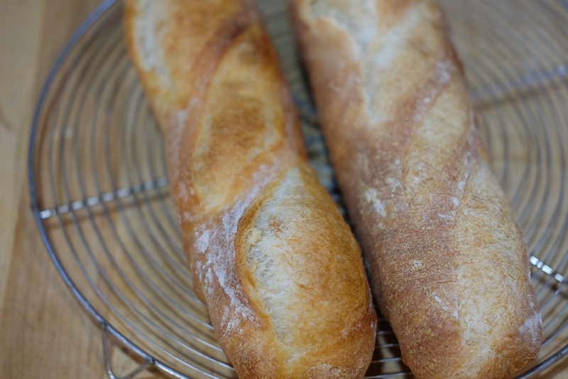 長時間発酵のバゲット