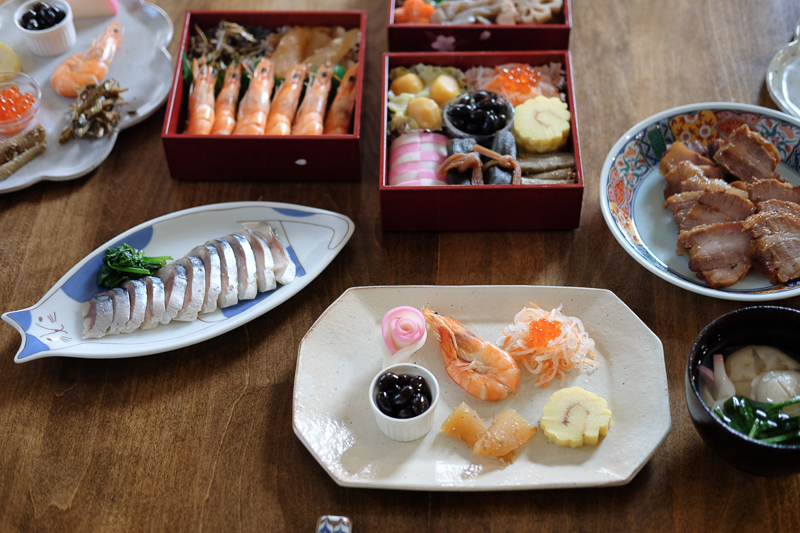 お正月のテーブル