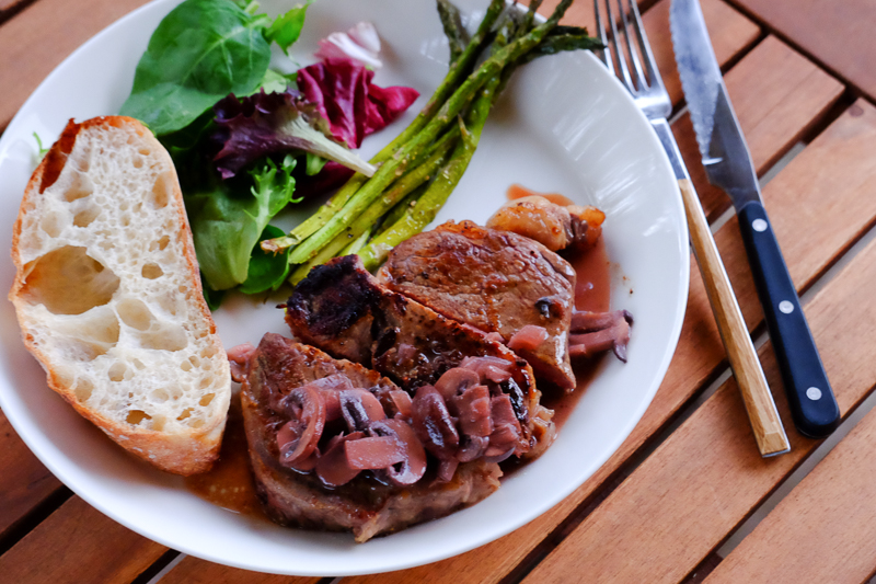 ３種類のステーキ