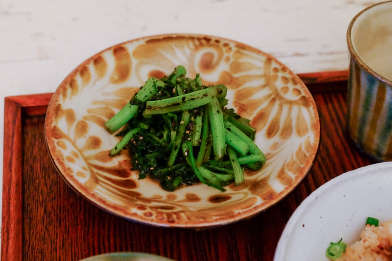 春菊の胡麻和え