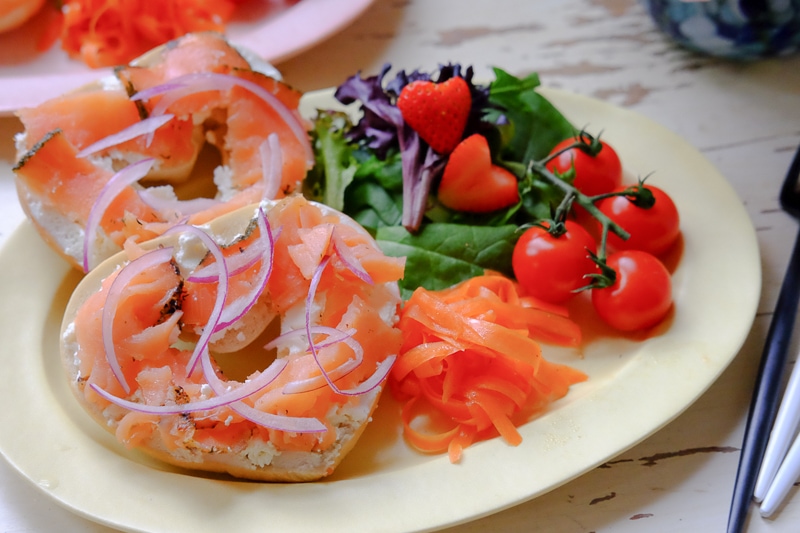 ハートベーグルで