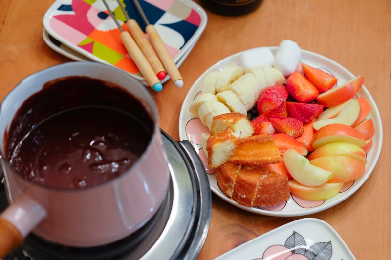 チョコレートフォンデュ